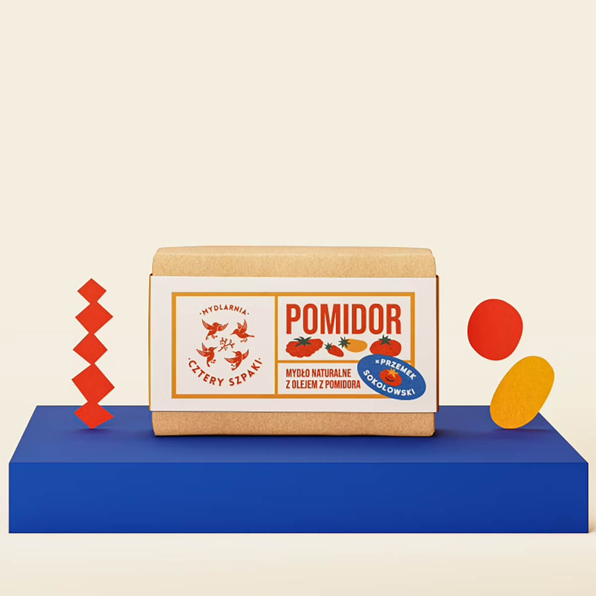 Pomidor x Przemek Sokołowski – naturalne mydło w kostce